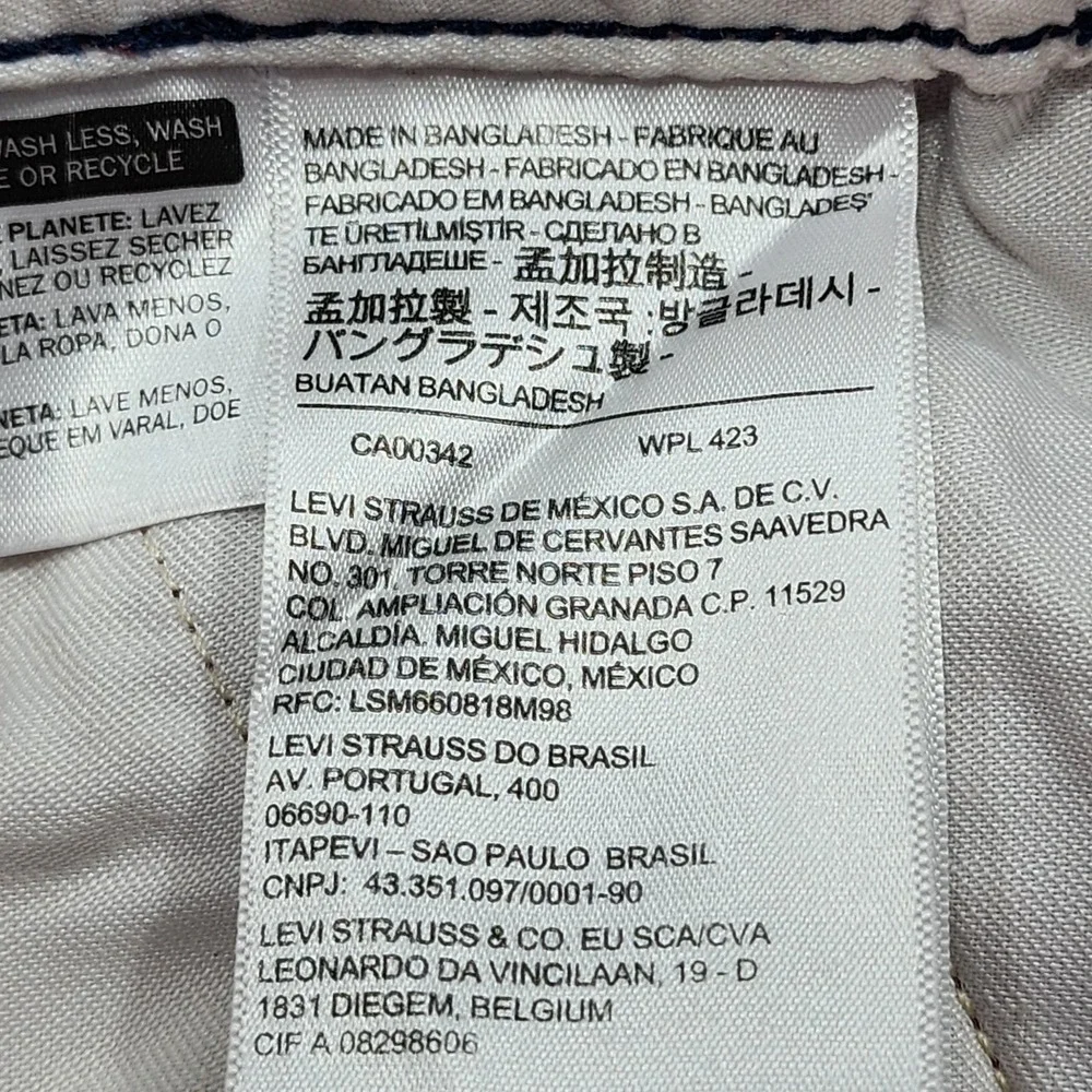 Levi's Pants Mens 32x29 Pink XX Chino EZ Relaxed Elastic Waist Stretch Casual